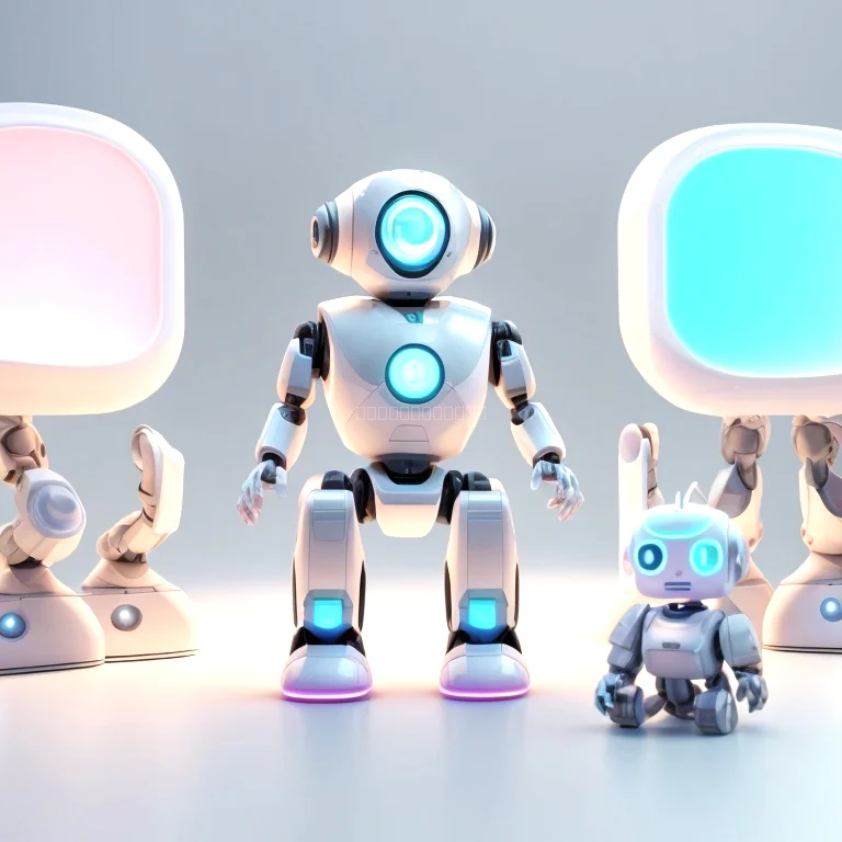 子供がAI玩具で学ぶ場面